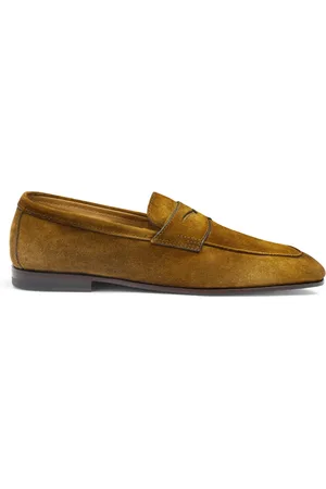 santoni Herren, Schuhe, Grün, 44 1/2 EUGröße: