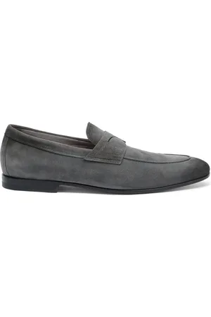 santoni Herren, Schuhe, Grau, 42 1/2 EUGröße: