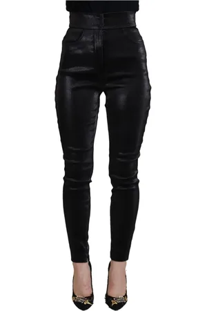 Dolce & Gabbana Damen, Jeans, Schwarzk, 3XSGröße:
