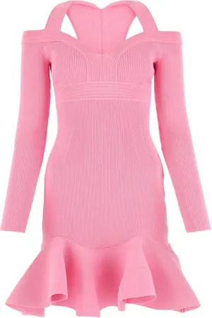 Alexander McQueen Damen, Kleider, Rosa, SGröße: