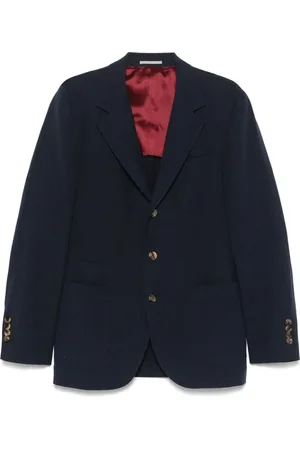 Brunello Cucinelli Herren, Jacken, Blau, 4XLGröße: