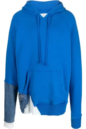 GREG LAUREN Herren, Sweatshirts & Hoodies, Blau, SGröße: