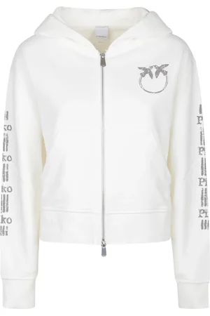 Pinko Damen, Sweatshirts & Hoodies, Weiß, SGröße: