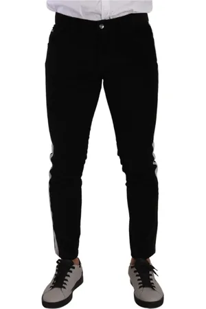Dolce & Gabbana Herren, Jeans, Schwarzk, MGröße: