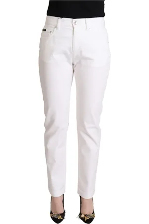 Dolce & Gabbana Damen, Hosen, Weiß, XSGröße: