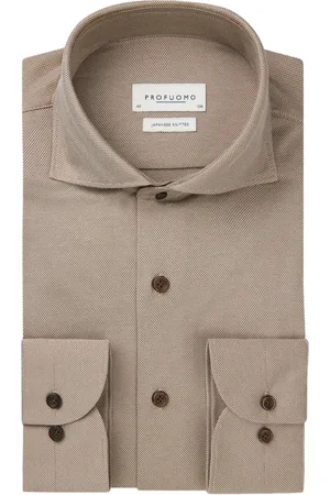 Profuomo Herren, Shirts, Braun, 3XLGröße: