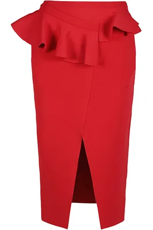 Alexander McQueen Damen, Röcke, Rot, MGröße: