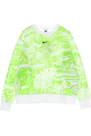 Nike Damen, Sweatshirts & Hoodies, Grün, LGröße: