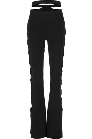 ANDREA ADAMO Damen, Hosen, Schwarzk, MGröße: