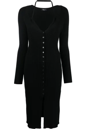 BLUMARINE Damen, Kleider, Schwarzk, SGröße: