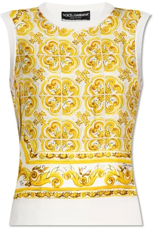 Dolce & Gabbana Damen, Oberteile, Gelb, SGröße: