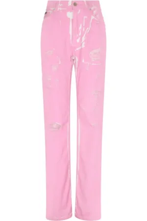 Dolce & Gabbana Damen, Jeans, Rosa, 2XSGröße: