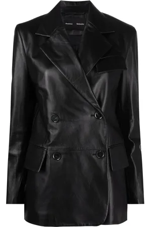 Proenza Schouler Damen, Jacken, Schwarzk, XSGröße: