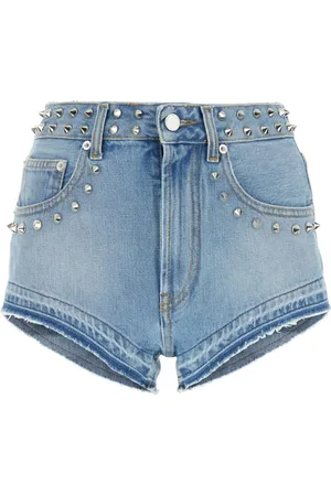 Alessandra Rich Damen, Shorts, Blau, W26Größe: