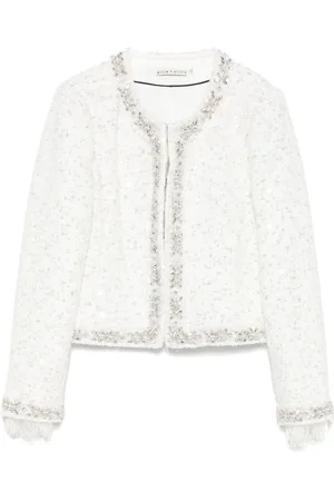 ALICE+OLIVIA Damen, Strickwaren, Weiß, MGröße: