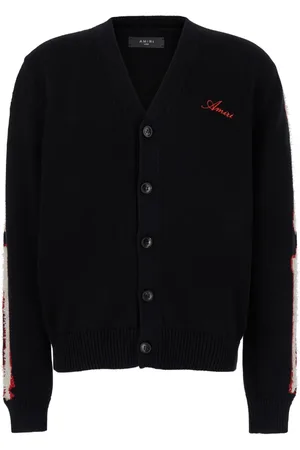 AMIRI Herren, Strickwaren, Schwarzk, LGröße: