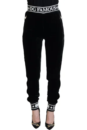 Dolce & Gabbana Damen, Hosen, Schwarzk, 3XSGröße: