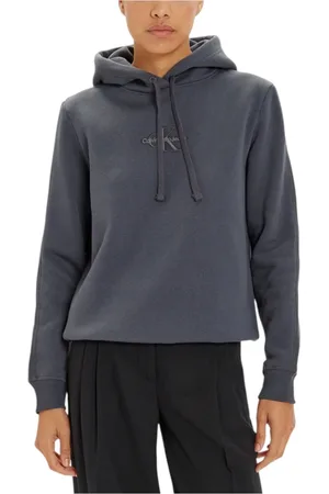 Calvin Klein Damen, Sweatshirts & Hoodies, Grau, SGröße: