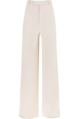 Saint Laurent Damen, Hosen, Weiß, MGröße: