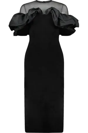 Alexander McQueen Damen, Kleider, Schwarzk, SGröße: