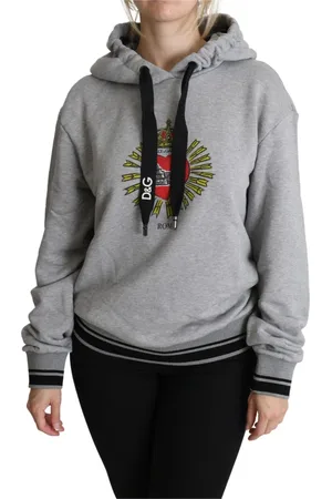 Dolce & Gabbana Damen, Sweatshirts & Hoodies, Grau, 2XSGröße: