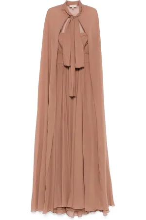 Elie saab Damen, Kleider, Braun, XSGröße:
