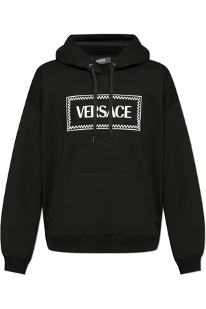 VERSACE Herren, Sweatshirts & Hoodies, Schwarzk, SGröße:
