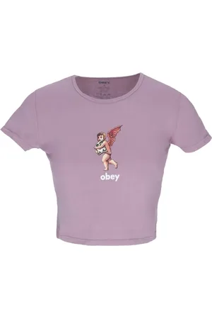 Obey Damen, Oberteile, Lila, MGröße: