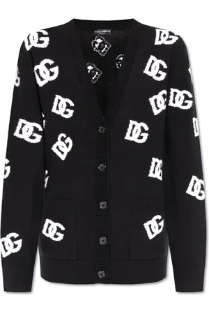 Dolce & Gabbana Damen, Strickwaren, Schwarzk, 3XSGröße:
