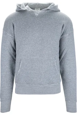 Saint Laurent Herren, Sweatshirts & Hoodies, Grau, MGröße: