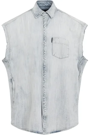 Balenciaga Damen, Shirts, Blau, MGröße: