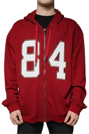 Dolce & Gabbana Herren, Sweatshirts & Hoodies, Rot, 5XLGröße:
