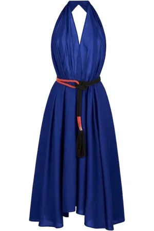 MARE DI LATTE Damen, Kleider, Blau, ONE SIZEGröße:
