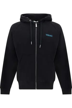 VERSACE Herren, Sweatshirts & Hoodies, Schwarzk, SGröße: