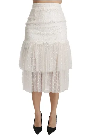 Dolce & Gabbana Damen, Röcke, Weiß, XSGröße: