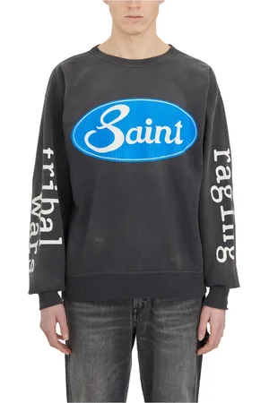 ©SAINT M×××××× Herren, Sweatshirts & Hoodies, Grau, MGröße: