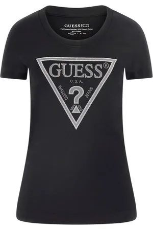 Guess Damen, Oberteile, Schwarzk, SGröße: