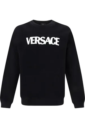 VERSACE Herren, Sweatshirts & Hoodies, Schwarzk, LGröße: