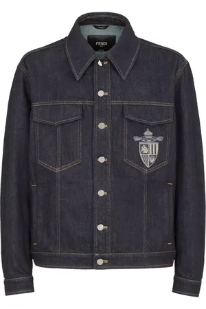 Fendi Herren, Jacken, Blau, SGröße: