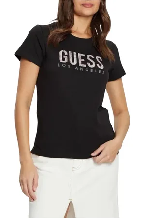 Guess Damen, Oberteile, Schwarzk, XLGröße: