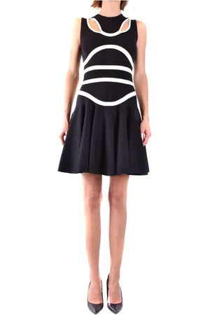 Alexander McQueen Damen, Kleider, Schwarzk, LGröße: