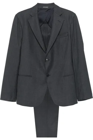 Emporio Armani Herren, Anzüge, Blau, LGröße: