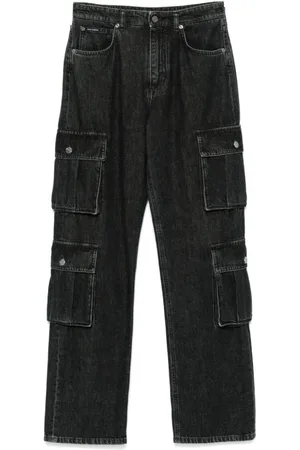 Dolce & Gabbana Damen, Jeans, Schwarzk, 2XSGröße: