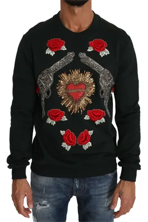 Dolce & Gabbana Herren, Sweatshirts & Hoodies, Grün, LGröße: