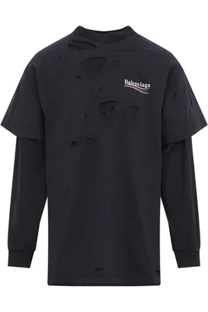 Balenciaga Damen, Oberteile, Schwarzk, MGröße: