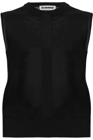 Jil Sander Damen, Oberteile, Schwarzk, SGröße: