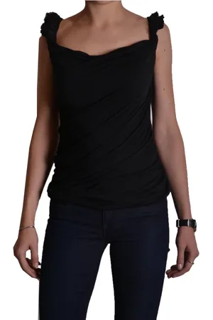 Dsquared2 Damen, Oberteile, Schwarzk, LGröße: