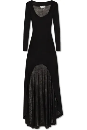 Saint Laurent Damen, Kleider, Schwarzk, MGröße: