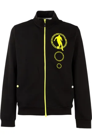 Bikkembergs Herren, Sweatshirts & Hoodies, Schwarzk, MGröße: