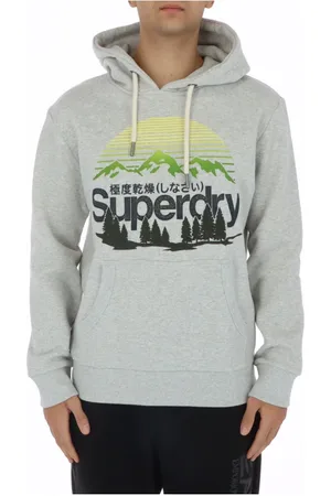 Superdry Herren, Sweatshirts & Hoodies, Grau, MGröße: